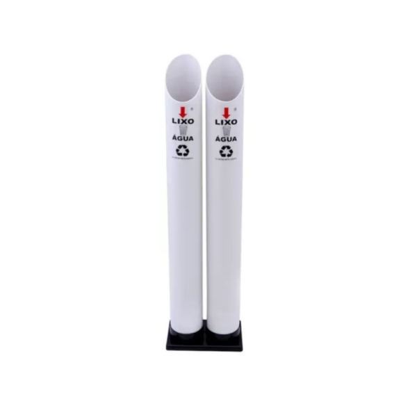 DISPENSER LIXEIRA ECO P/COPO DESCARTAVEL BASE DUPLA - AGUA