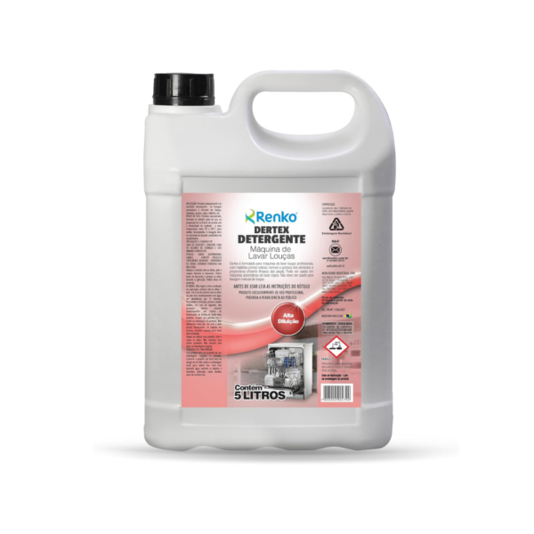DERTEX DETERGENTE LAVA LOUÇAS PROFISSIONAL 5 LT