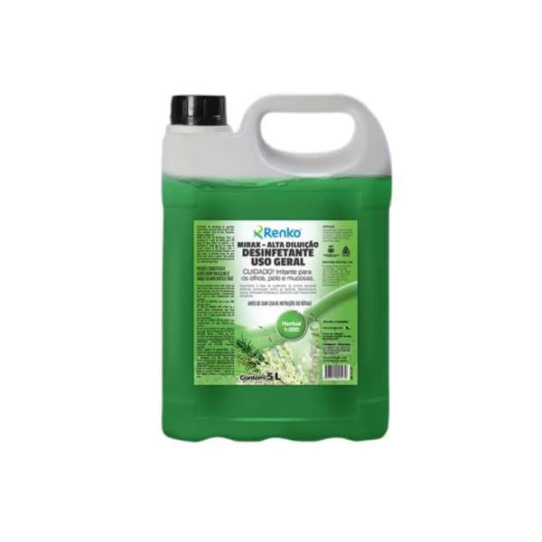 MIRAX DESINF ALTA DILUICAO HERBAL 5 L