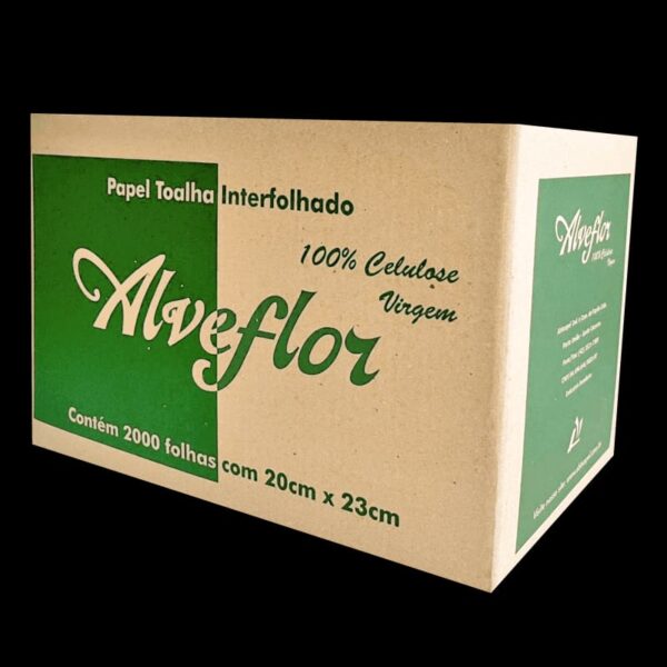 PAPEL Toalha interfolhas 20x20 alveflor